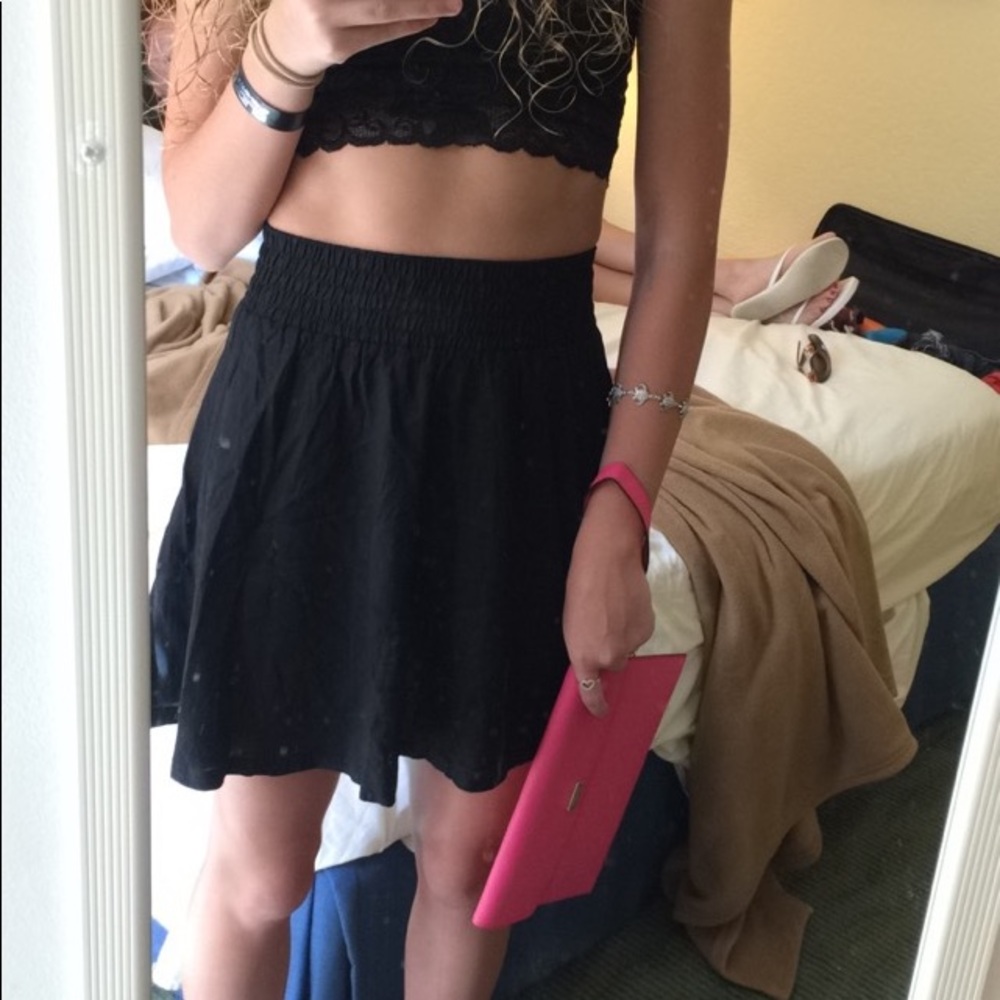 Black Skater Skirt
